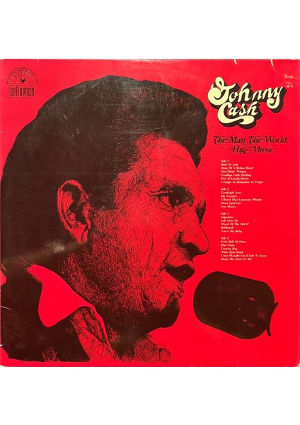 Johnny Cash The Man, The World, His Music Double Lp Plak