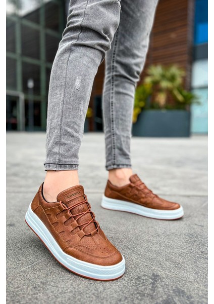 J040 C-Rey Ortopedik Taban Günlük Cilt Erkek Sneaker Spor Ayakkabı Cbt Taba fiyatları