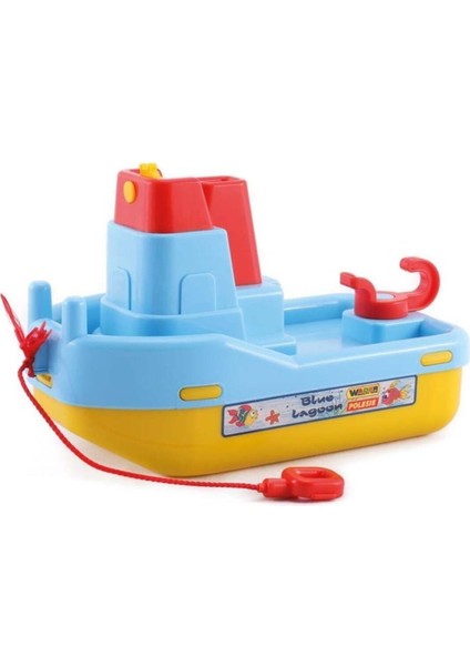 Beyaz Oyuncak Tekne, Eğlenceli ve Güzel Tasarım, Çocuklar Için Renkli Deniz Oyunu