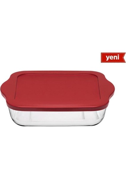 Kare Borcam, Kapaklı, 22,5X26 Cm, Dayanıklı ve Şık Tasarım