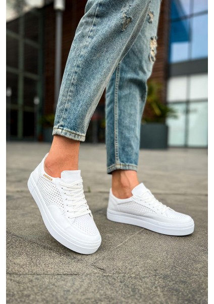 J015 First Edition Ortopedik Taban Günlük Cilt Erkek Sneaker Spor Ayakkabı Cbt Beyaz modelleri