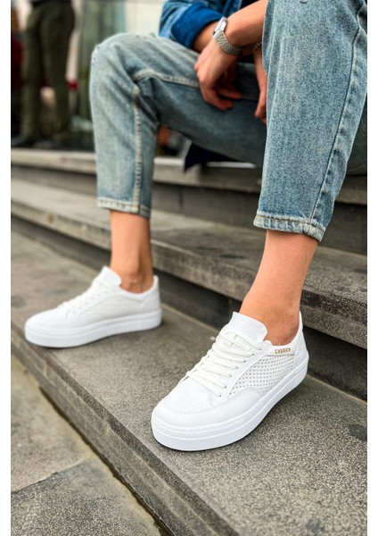 J015 First Edition Ortopedik Taban Günlük Cilt Erkek Sneaker Spor Ayakkabı Cbt Beyaz fırsatları