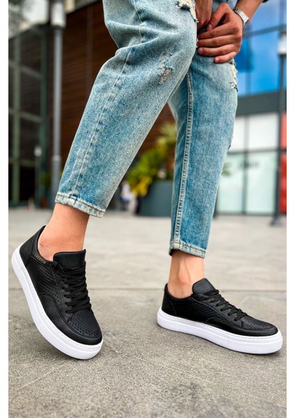 J015 First Edition Ortopedik Taban Günlük Cilt Erkek Sneaker Spor Ayakkabı Cbt Siyah fırsatları