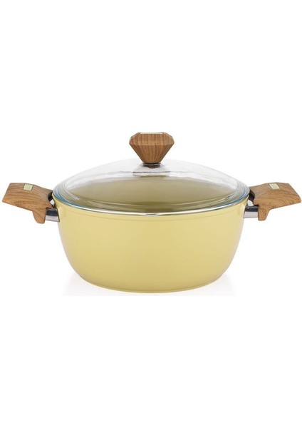 Yeşil Seramik Derin Tencere, 24 Cm, Dayanıklı ve Şık Mutfak Gereci modelleri