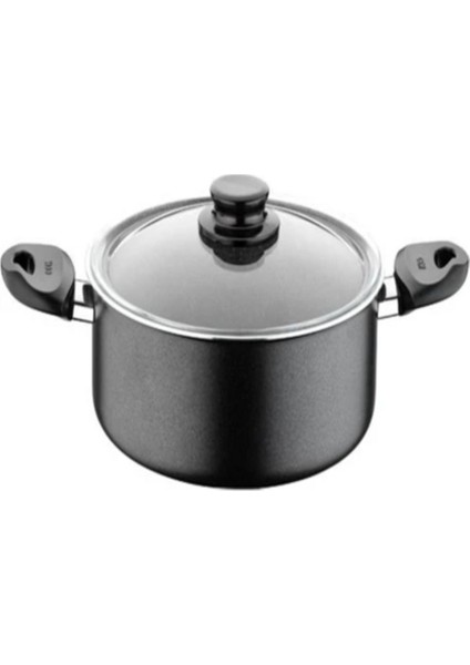 24 cm Siyah Dinamik Taş Tencere, Dayanıklı ve Şık Mutfak Gereçleri modelleri