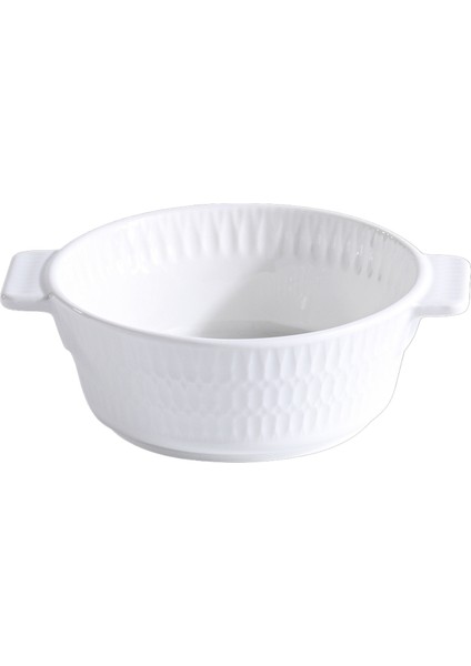Porselen Oval Fırın Kabı 15 cm