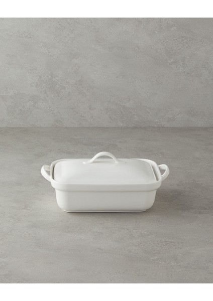 Seramik Fırın Tenceresi 27X17 Cm, Beyaz ve Yeşil Renk Seçenekleri