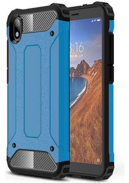 Xiaomi Redmi 7A Kılıf Armor Hybrid Zırh Silikon