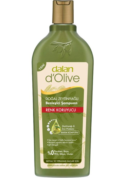 400 ml Şampuan D'olive Zeytinyağlı Renk Koruyucu fiyatları