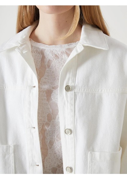 Lcw Vision Oversize Kadın Jean Gömlek Ceket (S5) modelleri