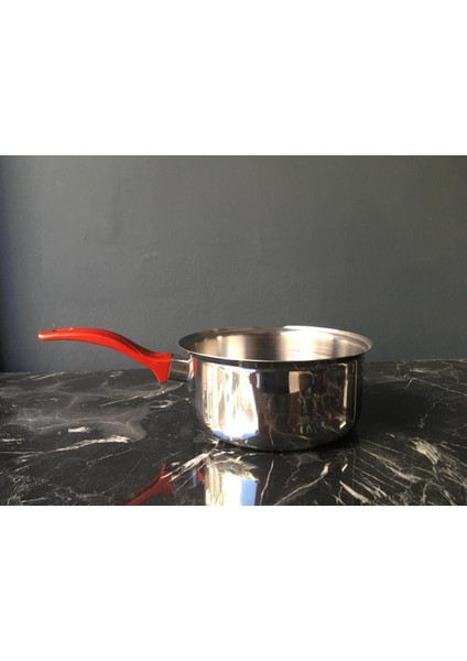 Paslanmaz Çelik Sosluk ve Sütlük, 14 Cm, 600 Ml, Dayanıklı ve Şık Tasarım