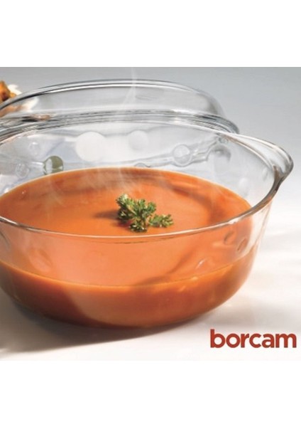 Yuvarlak Kapaklı Borcam Tencere Beyaz 3150 Cc, Dayanıklı ve Şık Mutfak Ürünü modelleri