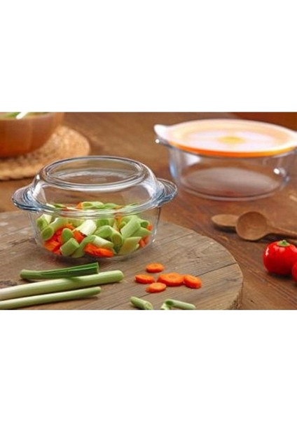 Yuvarlak Kapaklı Borcam Tencere Beyaz 3150 Cc, Dayanıklı ve Şık Mutfak Ürünü fırsatları