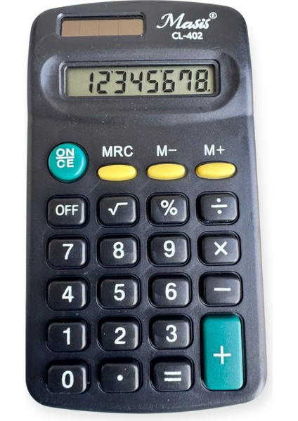 CL-402 Pil + Güneş Enerjili Mini Hesap Makinesi 8 Hane modelleri