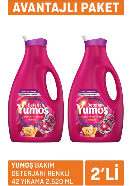 Bakım Deterjanı Renkli 42 Yıkama 2 x 2.52 L