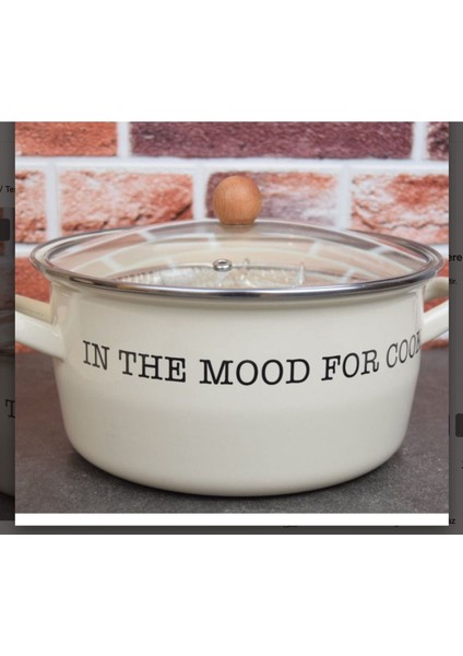 22 cm Emaye Kızartma Tenceresi, Fildişi Renk, Dayanıklı ve Şık Tasarım fiyatları