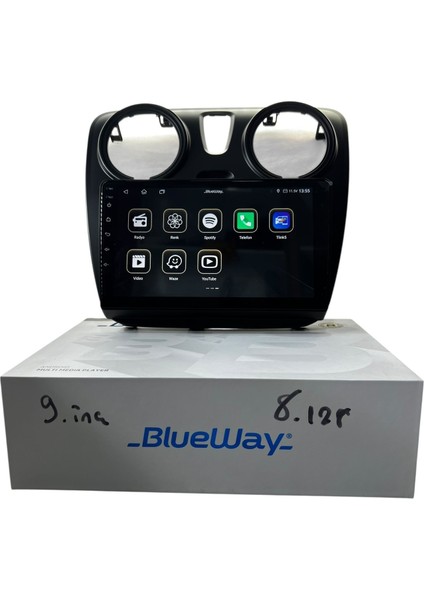Dacia Lodgy-Dokker Blueway 8-128 Tam Profesyonel Oem Multimedia modelleri