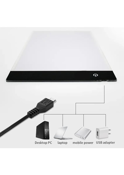A3 LED Işıklı Çizim Tableti LED Çizim Kopyalama Tableti Eskiz Anime Portre Grafik Çizim 3mod indirimleri