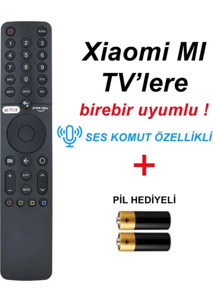 Xiaomiandroid Tv Uyumlu Sesli Kumanda