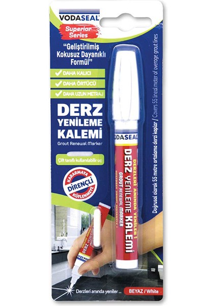 Derz Kalemi Seri Beyaz 1 Adet Yedek fiyatları