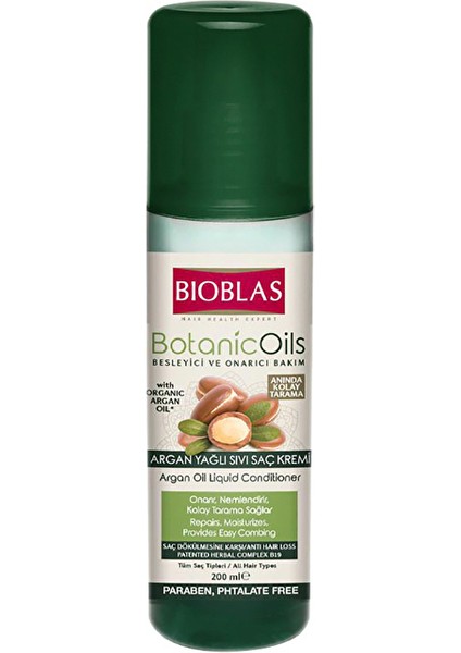 Botanic Oils Sıvı Saç Kremi 200 ml Argan