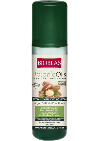 Botanic Oils Sıvı Saç Kremi 200 ml Argan fiyatları