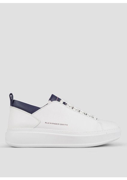 Beyaz Erkek Deri Sneaker Wembley