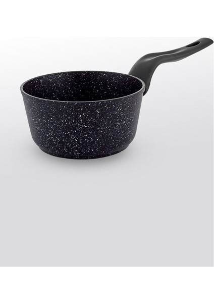 Mini Granit Tencere Seti, 4 Parça, Siyah, Dayanıklı ve Şık Tasarım fırsatları