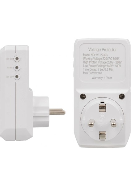 16A 3520W Tekli Dijital Göstergeli Akım Korumalı Priz (5047) fiyatları