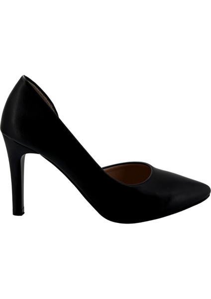 26448 Hakiki Deri Stiletto Kadın Ayakkabı