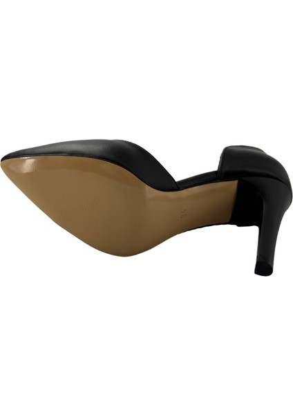 26448 Hakiki Deri Stiletto Kadın Ayakkabı modelleri
