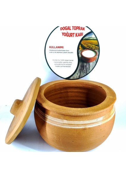 Büyük Boy Yoğurt Güveci 3 Kg, Kahverengi, Sağlıklı ve Şık Tasarım