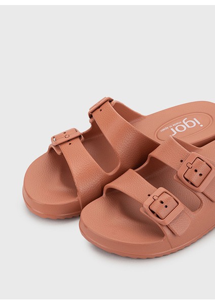 Toprak Rengi Kadın Plaj Terliği S10318 fırsatları