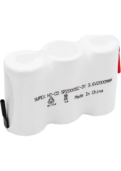 Supex 3lü Yanyana Süpürge Pili 3.6V 2000MA (5047) fiyatları