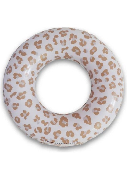 Renkli Leopar Desenli Yüzme Simidi 90CM, Eğlenceli ve Güvenli Su Oyuncağı