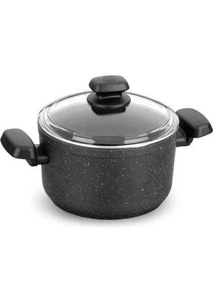 Ornella Tencere 24X12.5 cm Siyah, Dayanıklı ve Şık Mutfak Gereci