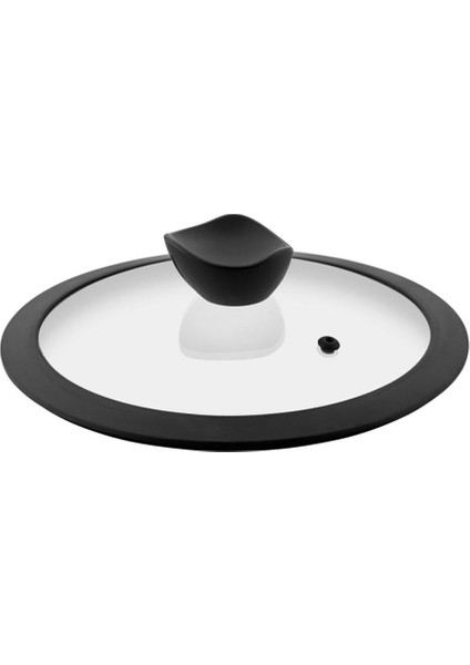 30 cm Siyah Kapak, Şık ve Dayanıklı, Evinize Modern Dokunuş