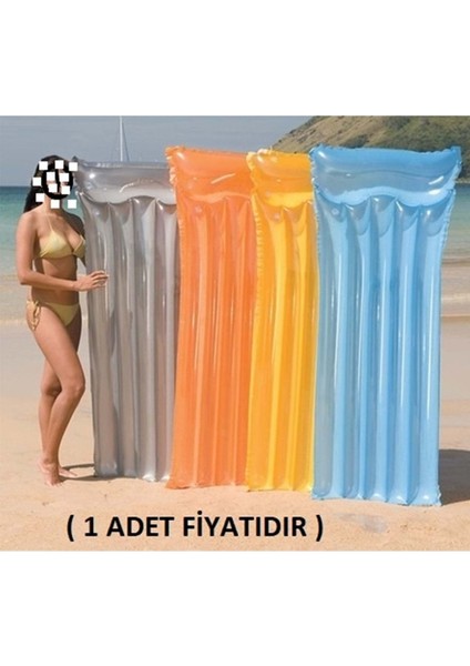 Şeffaf Yastıklı Deniz Yatağı Gri, Konfor ve Şıklık Sunar