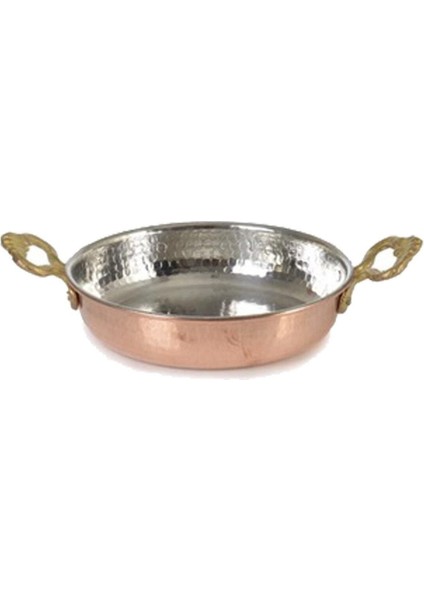 Bakır Yumurta Tavası, Menemen Tavası, Yumurta Sahanı, 18X27X3 Cm, Şık ve Kullanışlı modelleri