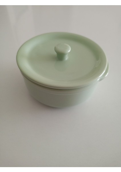 Yeşil Porselen Fırın Tenceresi, Sağlam ve Estetik Tasarım