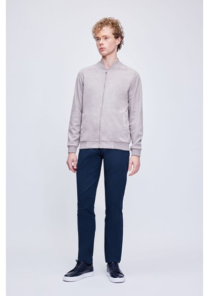 Gri Regular Fit Bomber Yaka Mevsimlik Mont fiyatları