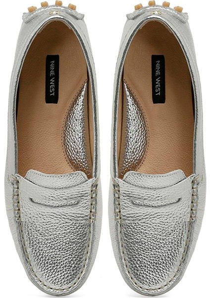 Neyunes 5fx Gümüş Kadın Loafer
