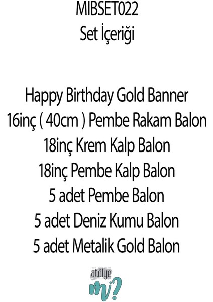 7 Yaş Pembe Kız Çocuk Doğum Günü Konsepti 16INÇ Pembe Rakam Happy Birthday Bannerlı Set fırsatları