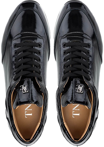 Kadın Hakiki Deri Siyah Rugan Sneakers & Spor Ayakkabı indirimleri