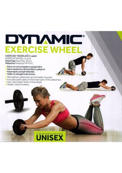 Siyah Egzersiz Tekerleği, Sağlıklı ve Aktif Antrenman Için Mükemmel Seçenek