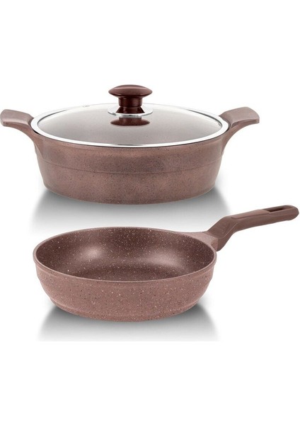 3 Parça Döküm Tencere Seti, 26+26 Cm, Kırmızı, Dayanıklı ve Şık Tasarım modelleri