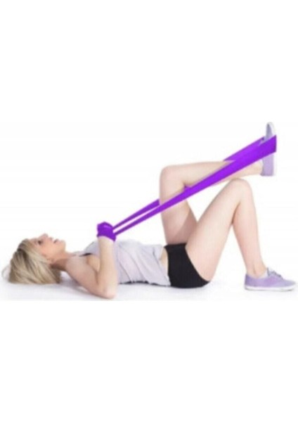 Pembe 3'lü Pilates Direnç Bandı Seti, Hafif, Orta ve Sert Seviyelerde Egzersiz Için Uygun fiyatları
