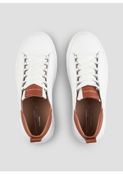 Beyaz Erkek Deri Sneaker Wembley modelleri