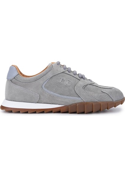 Kadın Hakiki Deri Gri Sneakers & Spor Ayakkabı