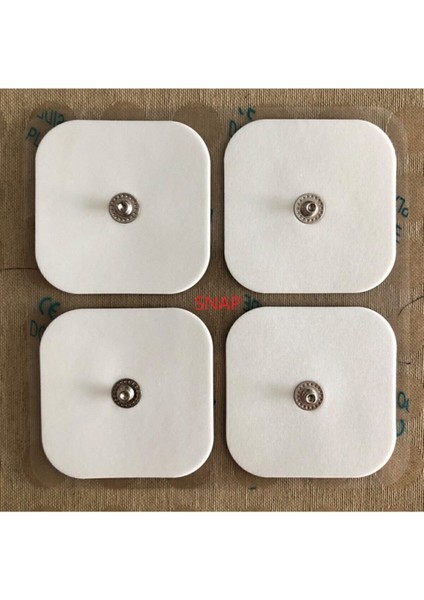 Yapışkanlı Tens Pedi 5X5CM 4'lü Beyaz Set fiyatları